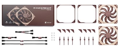 Noctua NF-A14x25 G2 140mm Brown PWM 2-Pack image