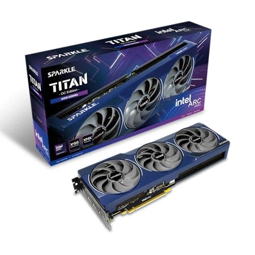 Sparkle TITAN OC Arc B580 12GB GDDR6 Blue / White image