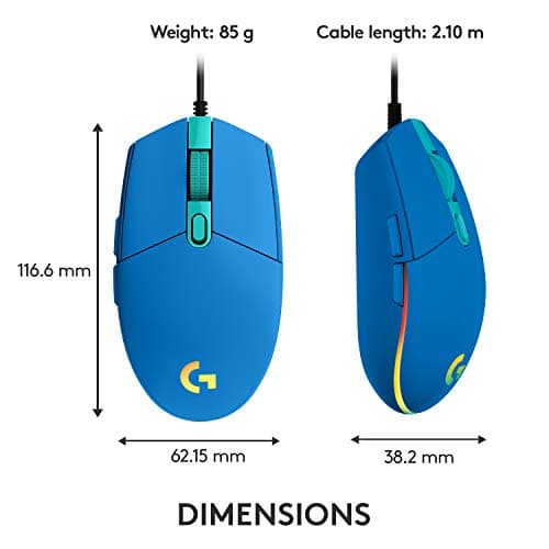 Logitech G203 Lightsync Wired Optical Gaming Mouse image