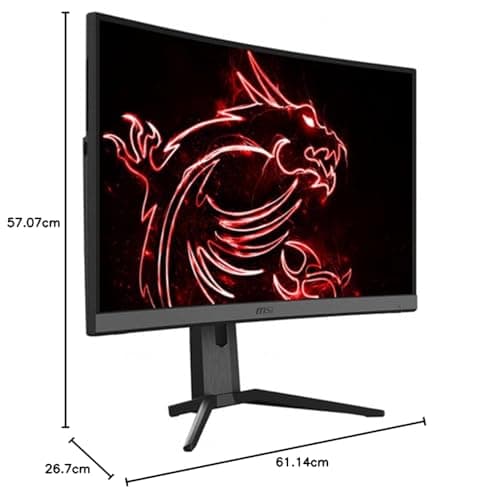 MSI Optix MAG272CQR 27" 1440p 165Hz VA Curved Monitor image