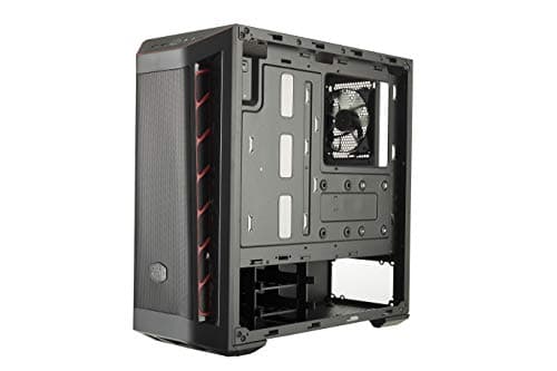 Cooler Master MasterBox MB511 ATX Mid Tower Black / Red with Acrylic Side Panel and USB 3.2 Gen 1 Type-A image