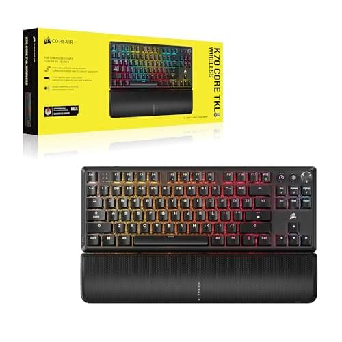 Corsair K70 CORE TKL RGB Bluetooth/Wireless/Wired Gaming Keyboard image
