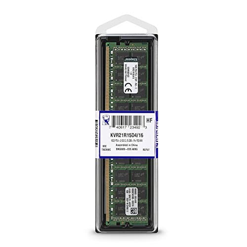 Kingston KVR21R15D4/16 Registered Black / Green DDR4-2133 CL15 16GB (1x16GB) image