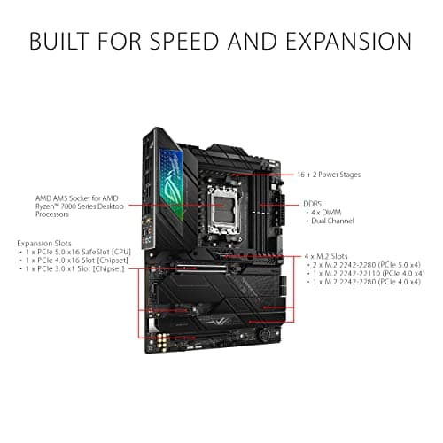 Asus X670E ROG STRIX X670E-F GAMING WIFI DDR5 ATX image