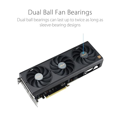 Asus ProArt OC GeForce RTX 4070 SUPER 12GB GDDR6X Black Gold image