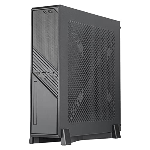 Silverstone Milo 12 HTPC Black Mesh Side Panel, USB 3.2 Gen 2 Type-C, USB 3.2 Gen 1 Type-A image
