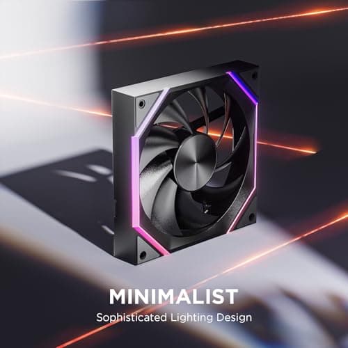 Asiahorse Nyota A14 140mm PC Case Fan – High-Efficiency Cooling Black image