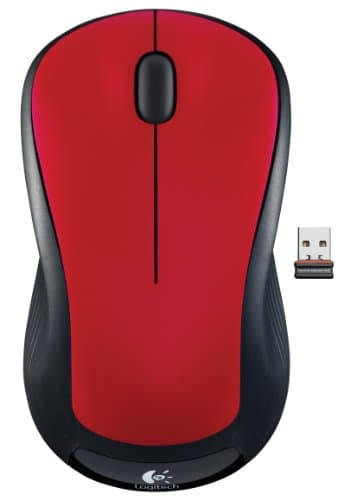 Logitech M310 Laser Wireless Red Mouse image