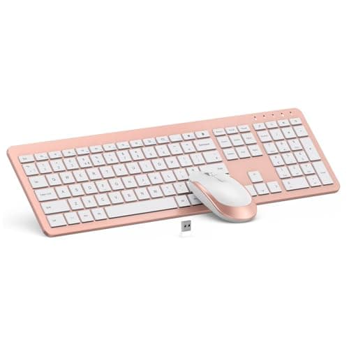 Rosewill RKM-1000 Wireless Slim Keyboard with Optical Mouse main image