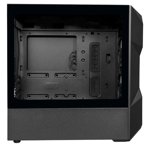 Cooler Master TD300 Micro ATX Mini Tower Black Tempered Glass Side Panel Mesh image