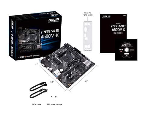 ASUS AMD A520 PRIME A520M-K AM4 DDR4 Micro ATX image