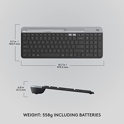 Logitech K585 Bluetooth/Wireless/Wired Slim Keyboard image
