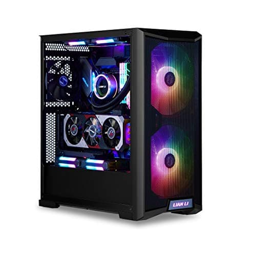Lian Li LANCOOL 215 ATX Mid Tower Black Tempered Glass Side Panel image