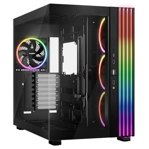 be quiet! Light Base 900 FX ATX Full Tower Black Tempered Glass Side Panel, USB 3.2 Gen 2 Type-C, USB 3.2 Gen 1 Type-A main image