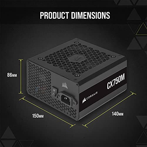 Corsair CX750M (2021) 750W Semi-Modular 80+ Bronze Certified ATX image