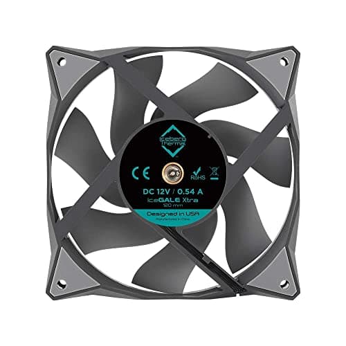 Iceberg Thermal IceGALE Xtra 127 CFM 120mm Gray / White PWM image
