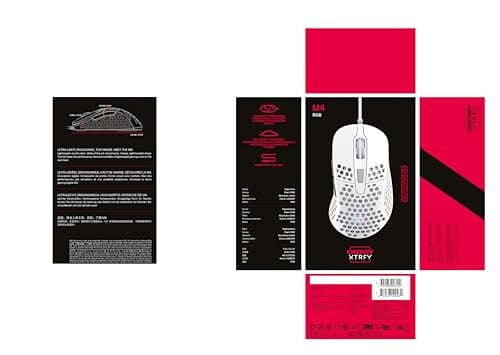 Xtrfy M4 RGB Optical White Wired Gaming Mouse image