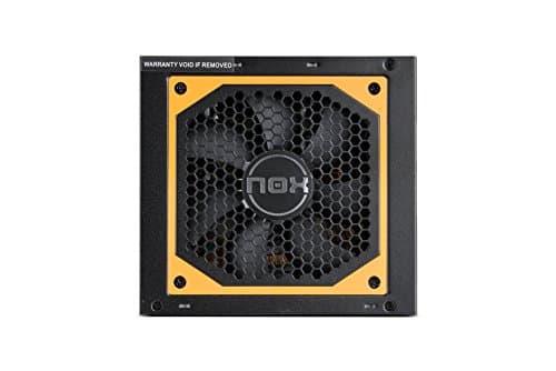NOX URANO VX Black / Orange 650W Non-Modular 80+ Bronze Certified image