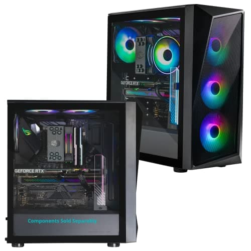 Cooler Master CMP 520 ATX Mid Tower Black Tempered Glass image