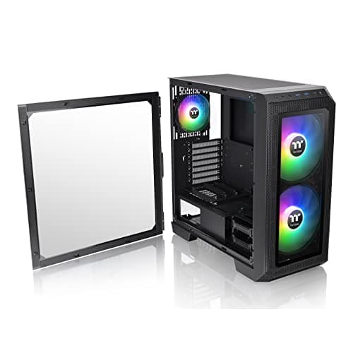 Thermaltake View 300 MX ATX Mid Tower Black Tempered Glass Side Panel image