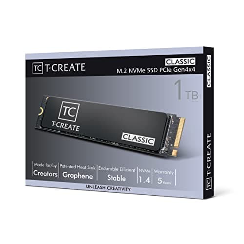 TEAMGROUP T-Create Classic DL 1TB SSD M.2-2280 PCIe 4.0 x4 NVMe image