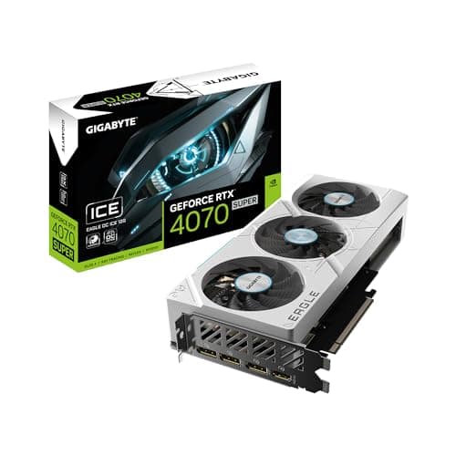 Gigabyte EAGLE OC ICE GeForce RTX 4070 SUPER 12GB GDDR6X White main image