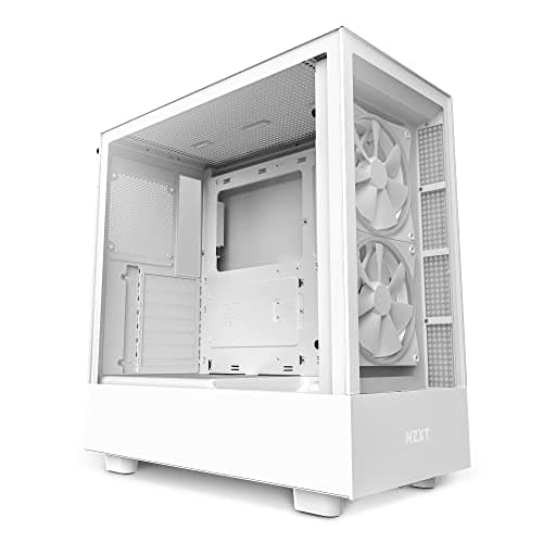 NZXT H5 Elite ATX Mid Tower White Tempered Glass image