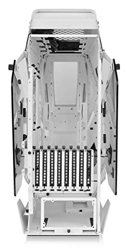 Thermaltake AH T600 Snow ATX Full Tower White / Black Tempered Glass Side Panel, Front Panel: USB 3.2 Gen 2 Type-C, USB 3.2 Gen 1 Type-A, USB 2.0 Type-A image