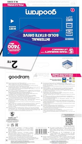 GOODRAM PX700 2.048 TB SSD M.2-2280 PCIe 4.0 X4 NVMe image