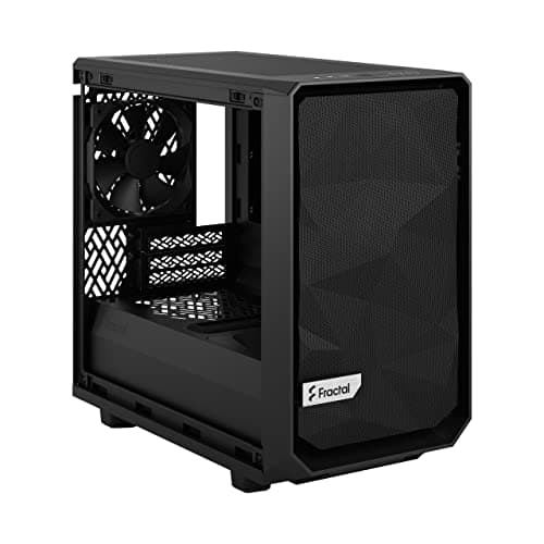 Fractal Design Meshify 2 Nano Mini-ITX Tower Black Tempered Glass Side Panel image