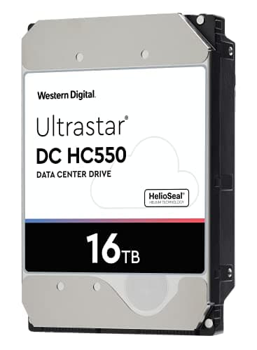 Western Digital Ultrastar DC HC550 16TB 3.5" HDD 7200RPM SAS 12.0 Gb/s image