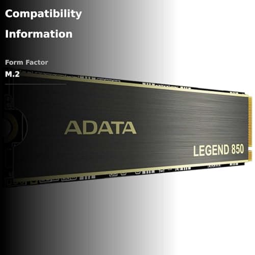ADATA Legend 850 512GB M.2 SSD PCIe 4.0 NVMe image