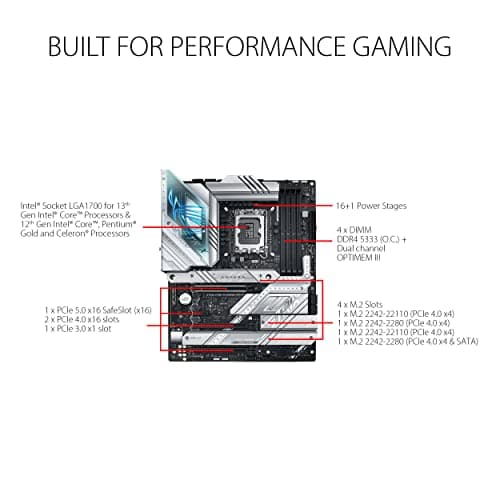 ASUS ROG STRIX Z790-A GAMING WIFI DDR4 ATX image