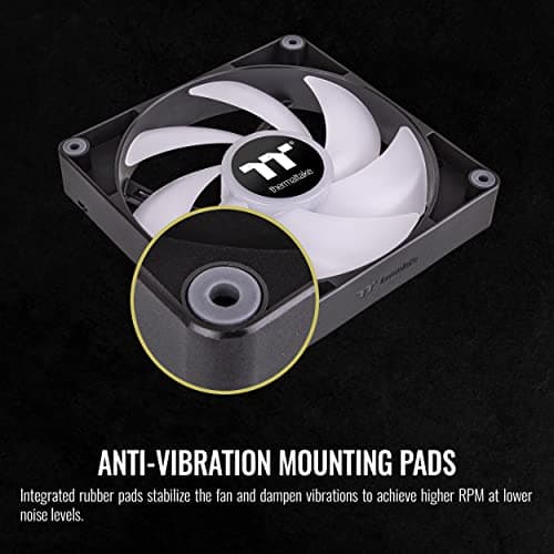 Thermaltake CT120 120mm Black ARGB Sync PWM 57.05 CFM 2-Pack image