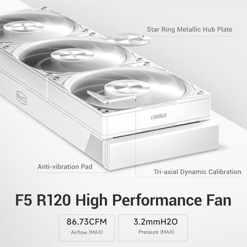 PC Cooler DS360 Water 360mm 86.73 CFM White image