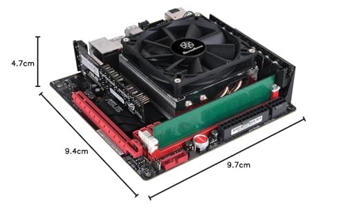 Silverstone AR11 Air 47mm 55.76 CFM Black / Silver image