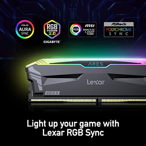 Lexar Ares RGB Black DDR5-6000 CL34 32GB (2x16GB) image