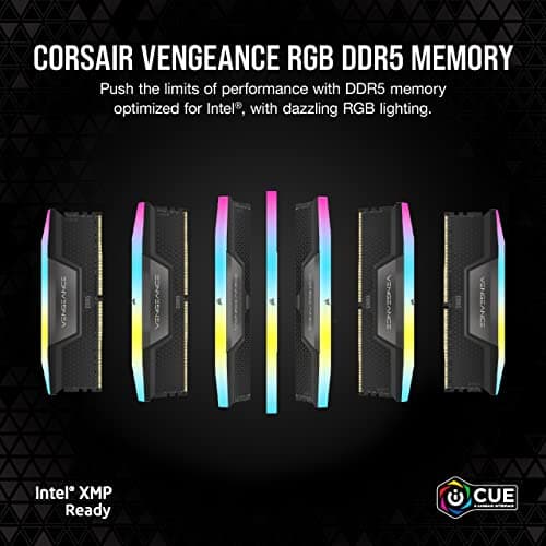 Corsair Vengeance RGB Black DDR5-5200 CL38 96GB (2x48GB) image