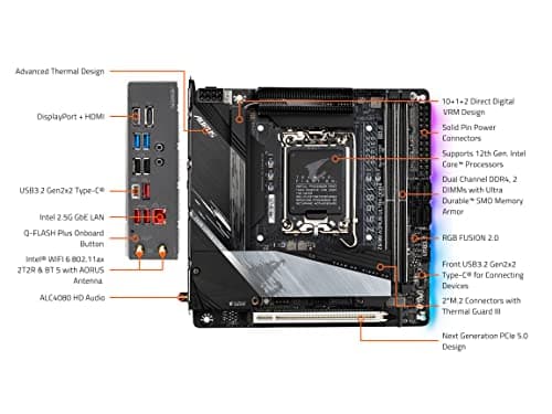 Gigabyte Z690I AORUS ULTRA LGA1700 DDR4 Mini ITX image