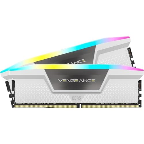 Corsair Vengeance RGB White / Silver DDR5-6000 CL30 64GB (2x32GB) image