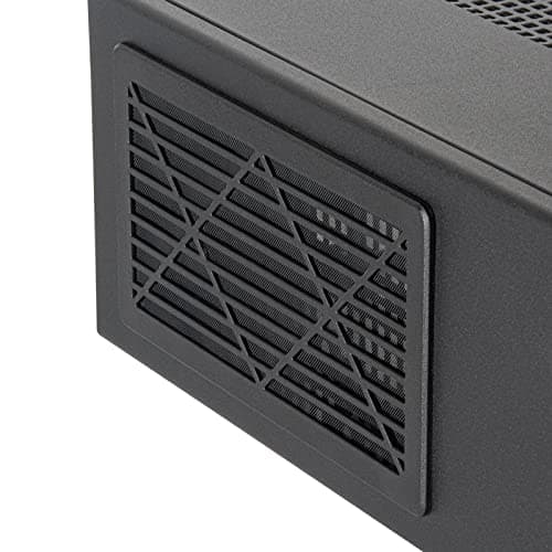 Silverstone MILO 11 Micro ATX Desktop Black / Silver with USB 3.2 Gen 1 Type-A and USB 2.0 Type-A image