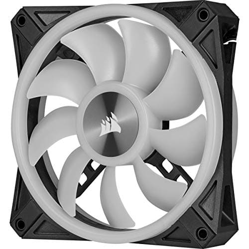 Corsair iCUE QL140 140mm Black PWM RGB 50.2 CFM 2-Pack image