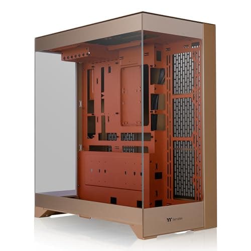 Thermaltake CTE E550 ATX Mid Tower Orange Tempered Glass Side Panel image