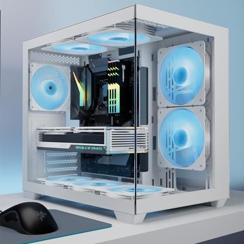 Vetroo SA-140 140mm White PWM 69.29 CFM Addressable RGB 1-Pack image