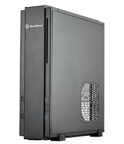 Silverstone ML07B HTPC Black with USB 3.2 Gen 1 Type-A image
