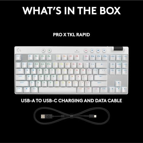 Logitech PRO X RAPID RGB Logitech Magnetic Analog Wired Gaming Keyboard image