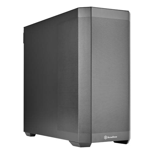 Silverstone SETA H2 ATX Full Tower Black with Mesh Side Panel and USB 3.2 Gen 2 Type-C, USB 2.0 Type-A image