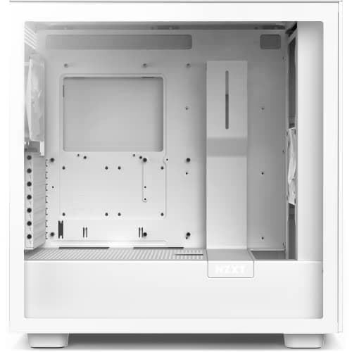 NZXT H7 Flow (2022) ATX Mid Tower White Tempered Glass Side Panel image