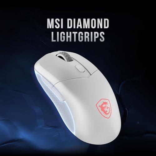 MSI VERSA 300 Wireless Gaming Mouse White image