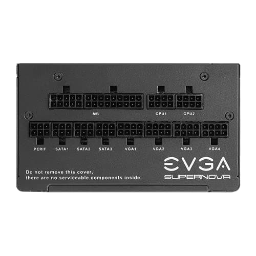 EVGA SuperNOVA 850 P6, 80 Plus Platinum 850W, Fully Modular, Eco Mode with FDB Fan, 10 Year Warranty, Includes Power ON Self Tester, Compact 140mm Size, Power Supply 220-P6-0850-X1 image